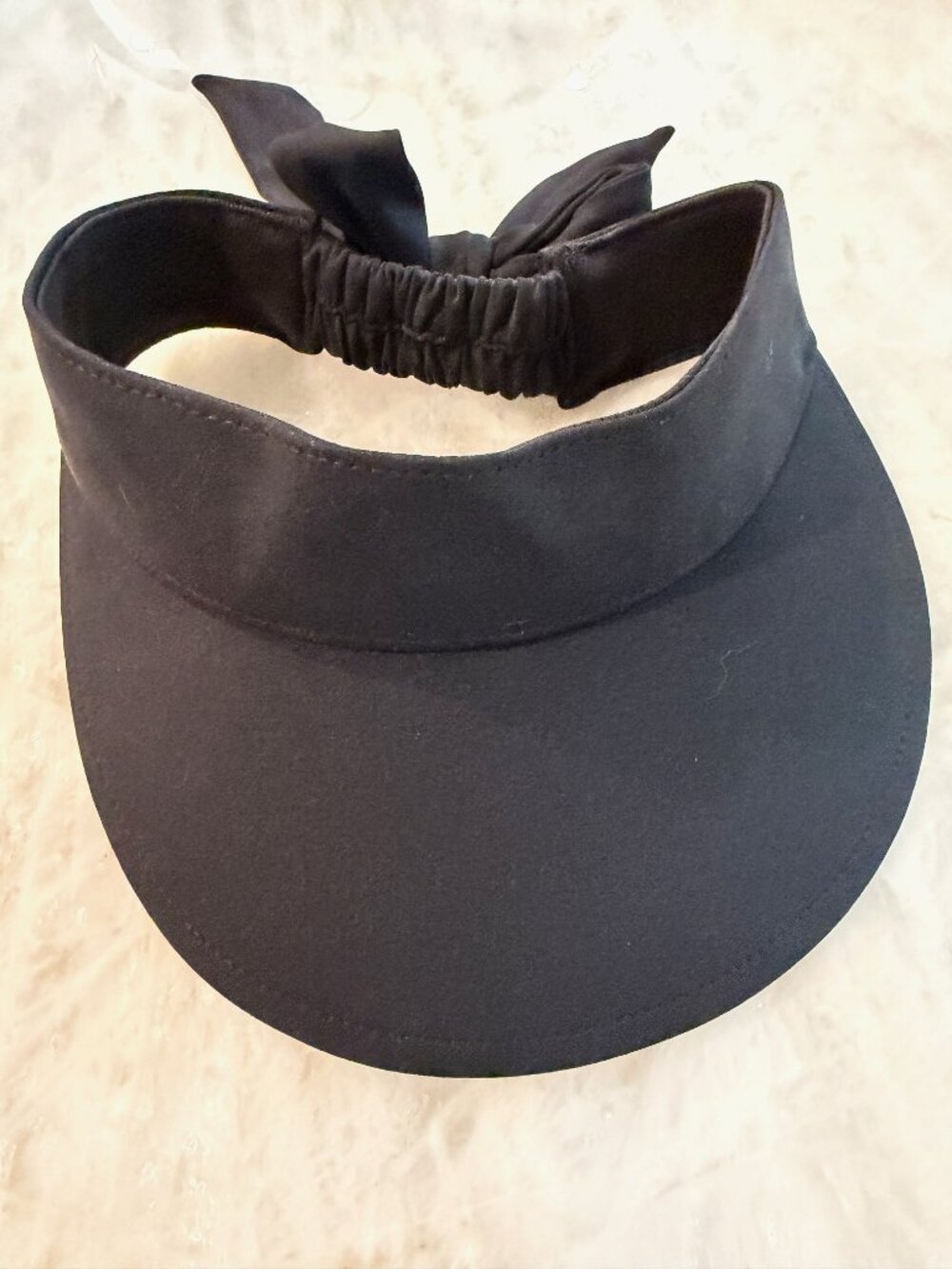 Athleta Women's Adjustable Black Visor